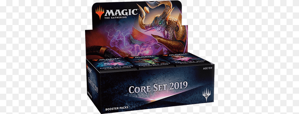 Magic The Gathering Core Set 2019 Booster Display Magic The Gathering Core Set 2019, Book, Publication, Dragon Free Png