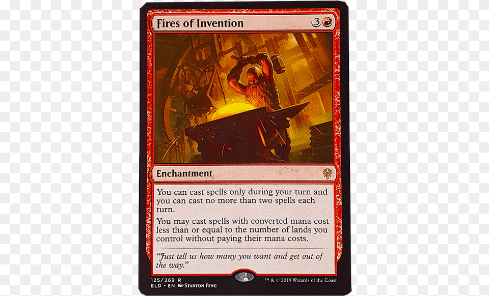 Magic The Gathering Tcg Fires Of Invention Fires Of Invention Deck, Advertisement, Poster, Adult, Female Png