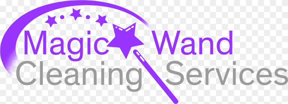 Magic Wand Cleaning Services Maid Service, Purple, Logo, Light Free Png