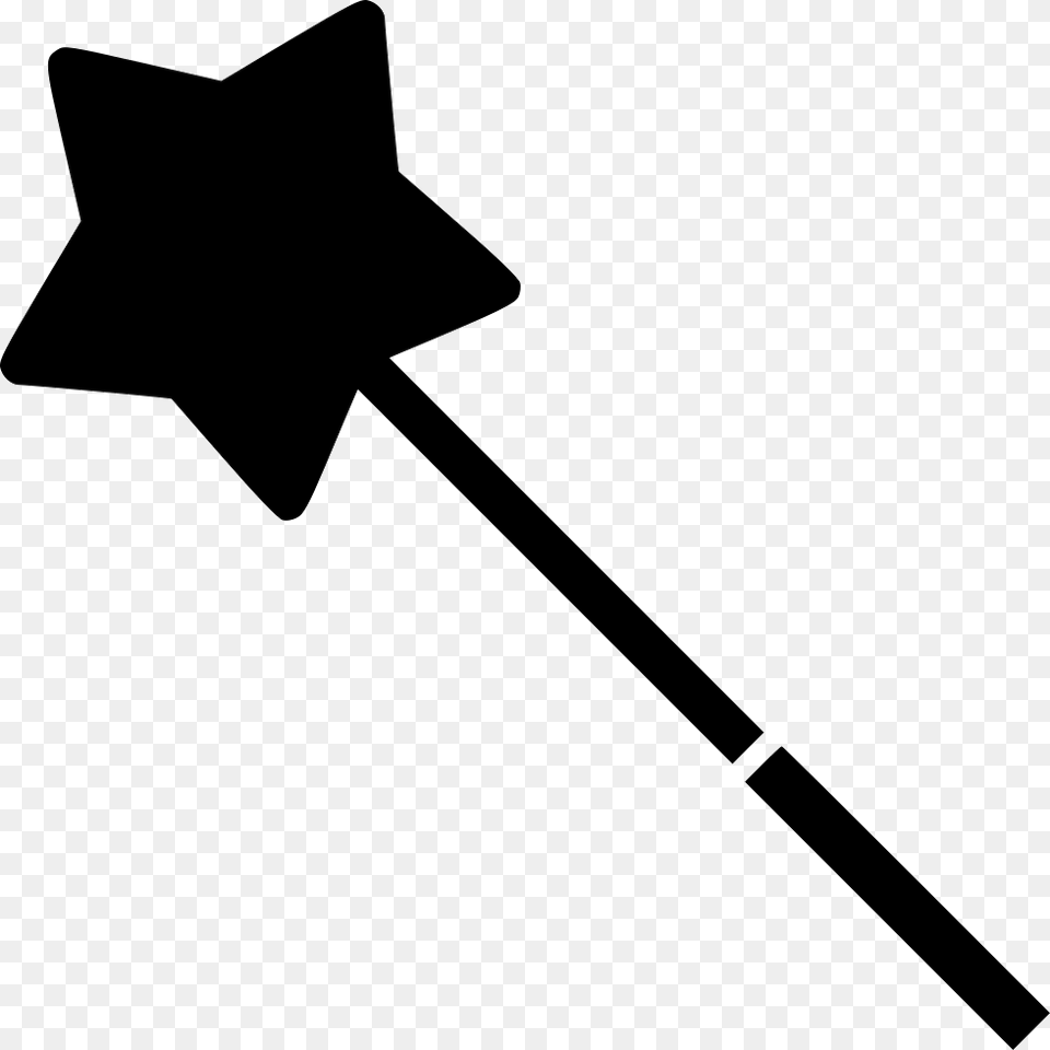 Magic Wand Comments Wand, Symbol, Smoke Pipe, Star Symbol Free Transparent Png