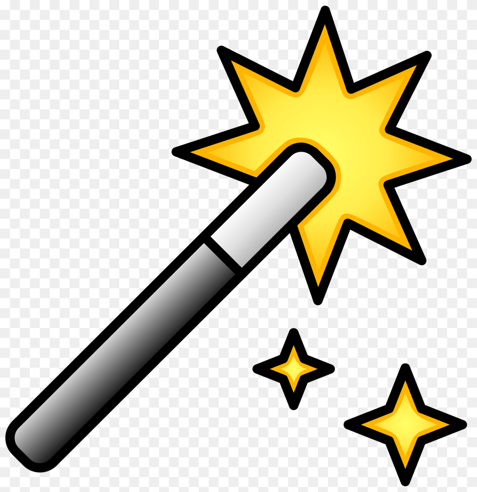 Magic Wand Group With Items, Star Symbol, Symbol Free Transparent Png