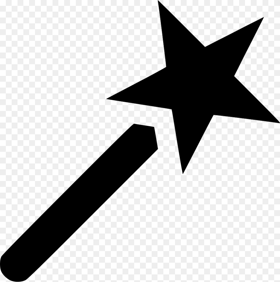 Magic Wand Icon, Star Symbol, Symbol Free Png