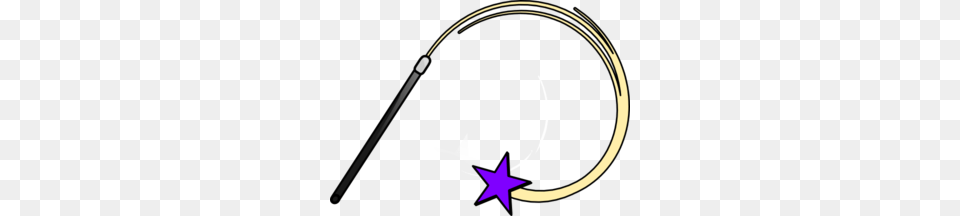 Magic Wand Purple Clip Art, Star Symbol, Symbol, Bow, Weapon Png