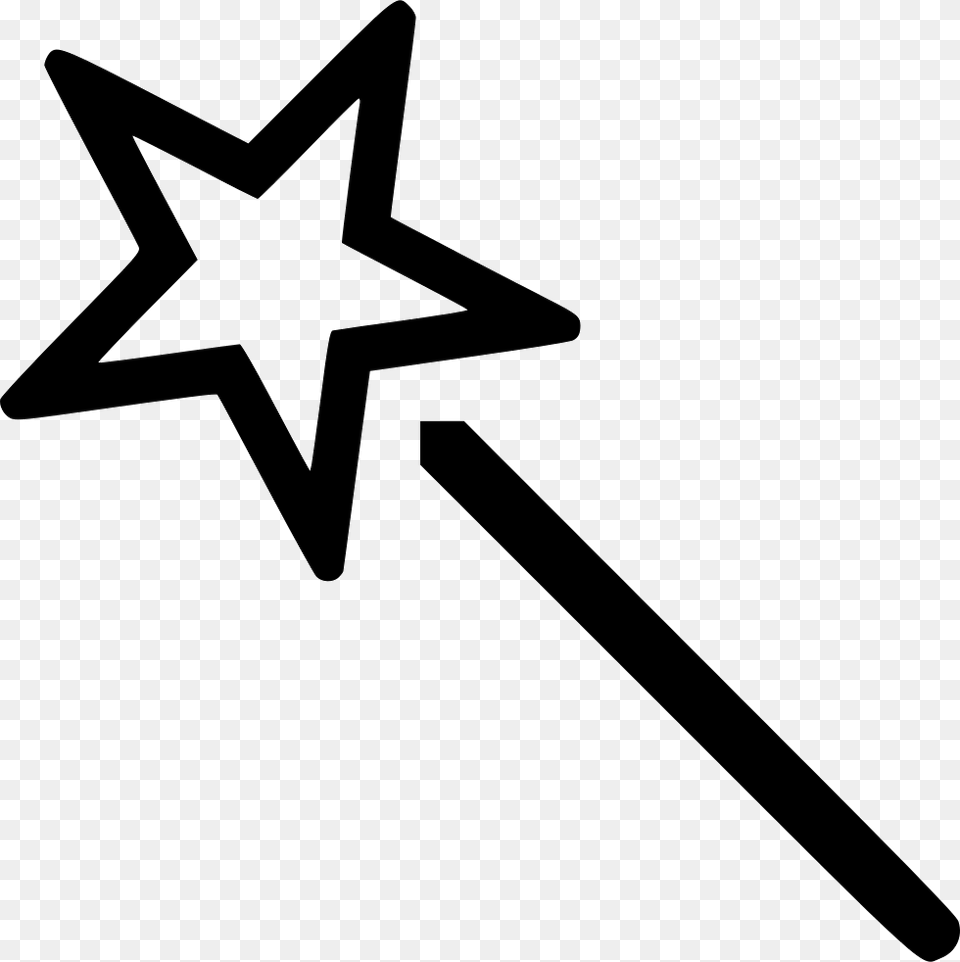 Magic Wand Select Selection, Star Symbol, Symbol, Blade, Dagger Png Image