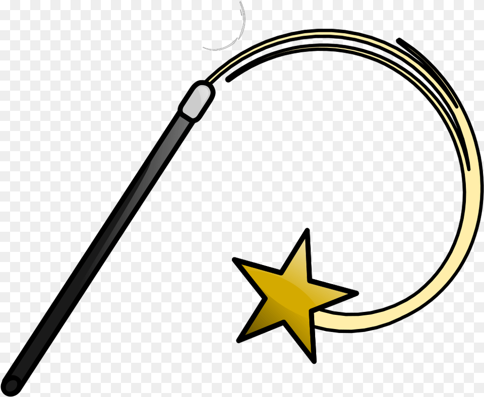 Magic Wand Svg Clip Art For Web Animated Wand, Star Symbol, Symbol, Bow, Weapon Free Transparent Png