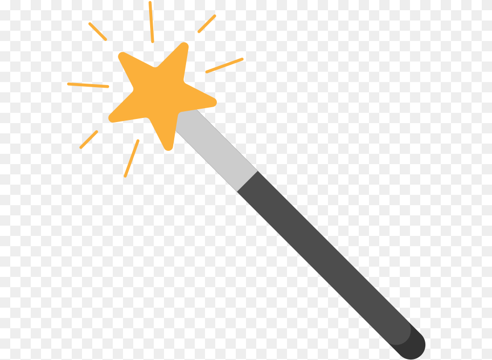 Magic Wand Tool Flat Icon Vector, Star Symbol, Symbol, Blade, Dagger Png Image