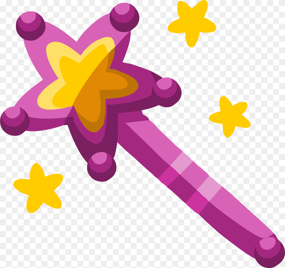 Magic Wand Transparent Pink Magic Wand, Purple Png Image