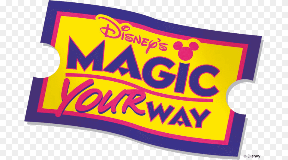 Magic Your Way Logo Disney, Text Free Png Download