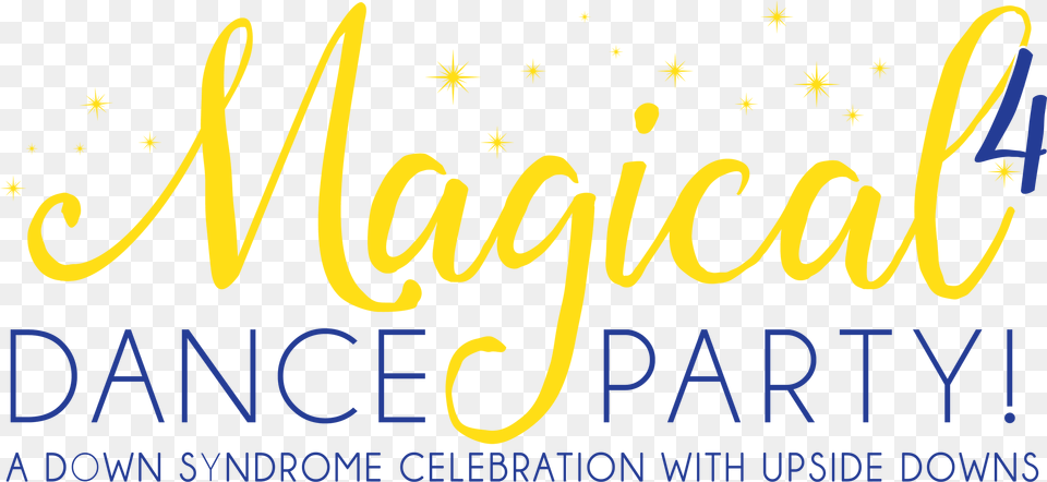 Magical Dance Party Logo Calligraphy, Text Png Image