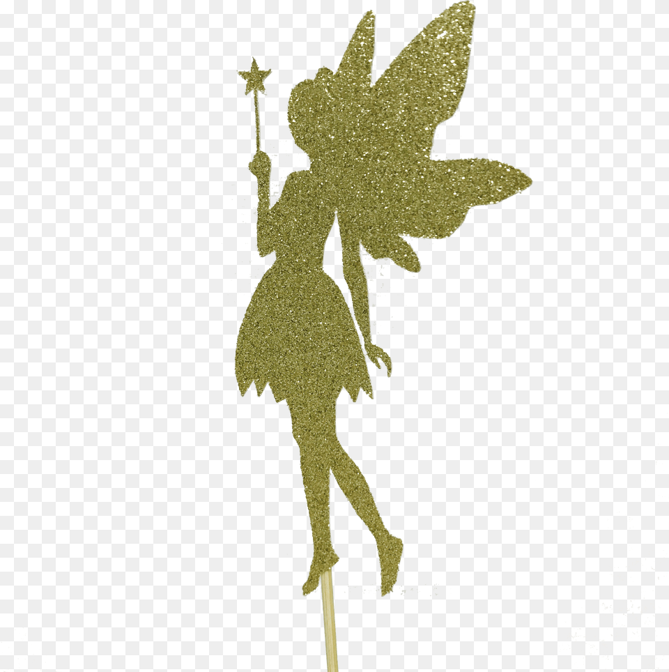 Magical Fairy Cake Topper Fairy With A Wand, Leaf, Plant, Person, Cupid Free Png Download