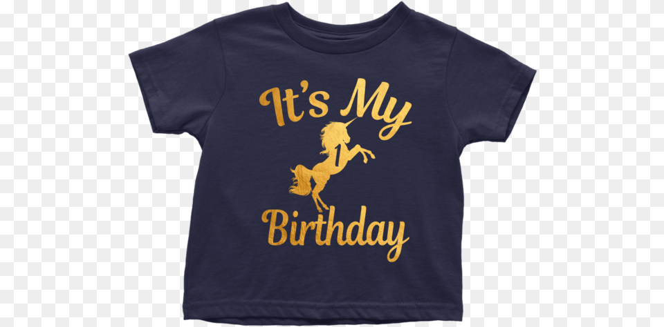 Magical It39s My 1st Birthday Gold Unicorn 1 Babies T Shirt, Clothing, T-shirt, Baby, Person Free Transparent Png