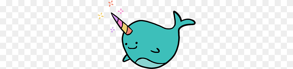 Magical Narwhal Magic Narwhal, Animal, Mammal, Sea Life, Whale Free Png
