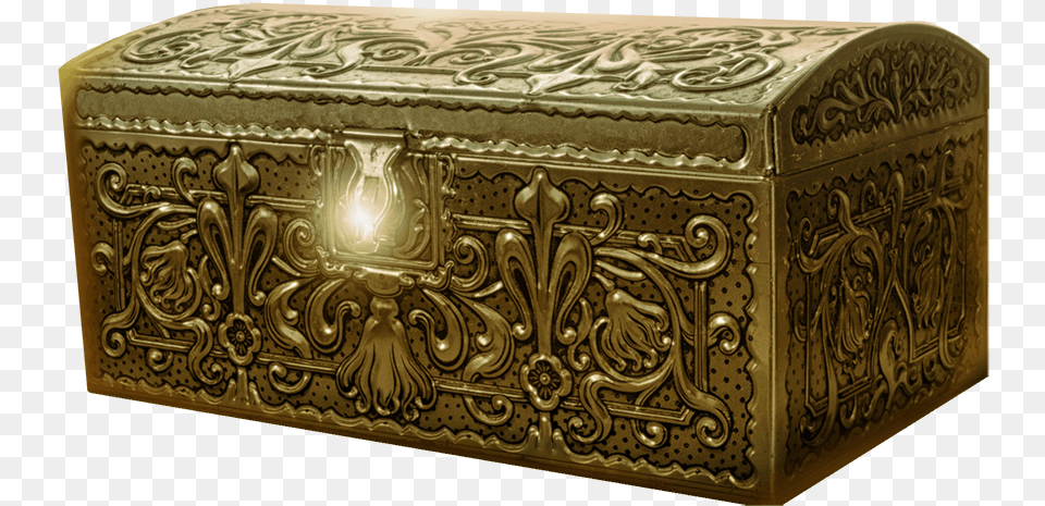 Magical Pirate Chest Antique Box, Bronze, Treasure, Mailbox Free Transparent Png