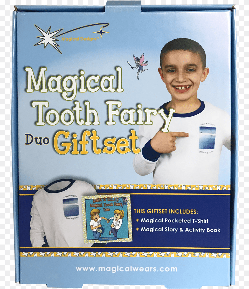 Magical Tooth Fairy Duo Giftset Banner, Advertisement, Male, Poster, Boy Free Transparent Png
