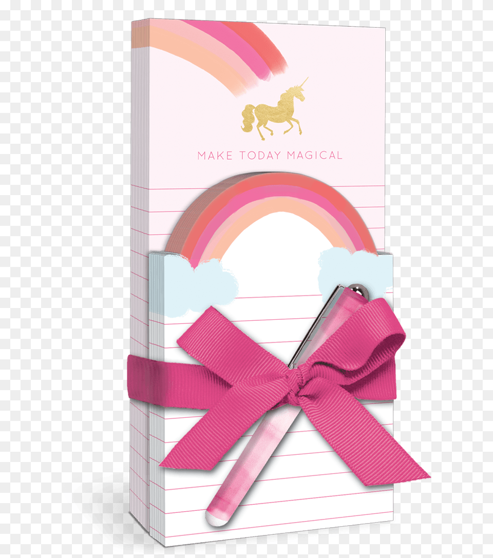 Magical Unicorn Note Pad Duo Magic, Accessories, Formal Wear, Tie, Animal Png Image