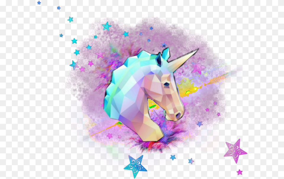 Magical Unicorn Rainbow Unicornio Glitter Sparkle Illustration, Purple, Animal, Dinosaur, Mammal Free Png Download