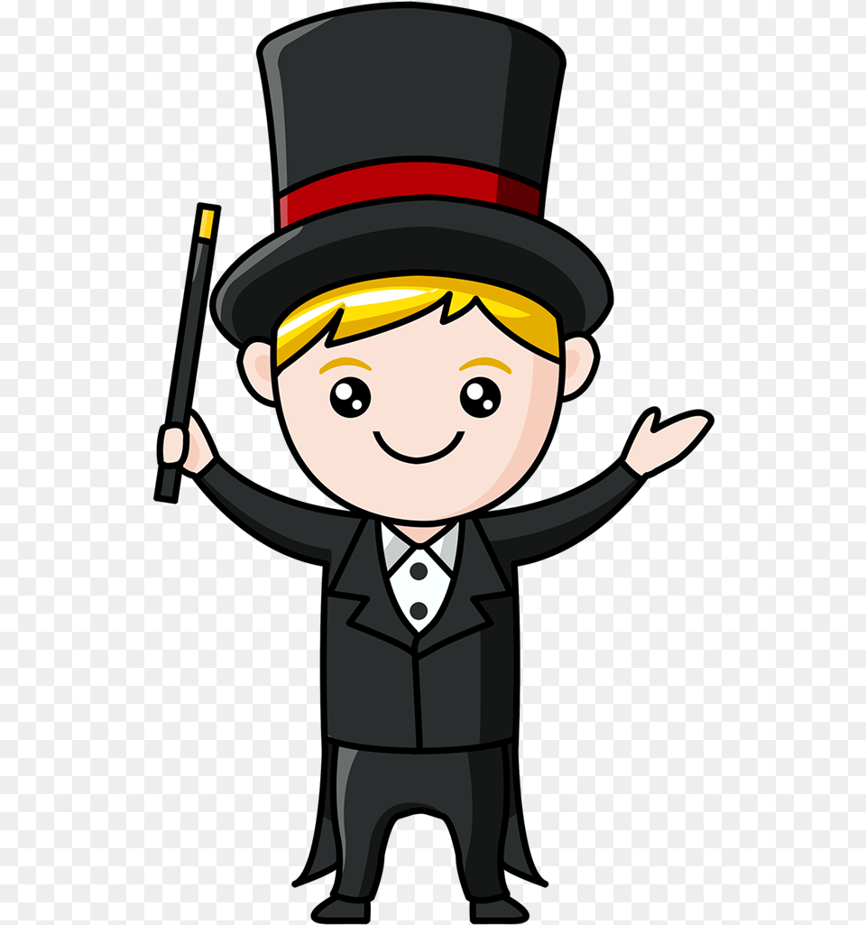 Magician Boy Mascot, Performer, Person, Baby, Face Free Png Download