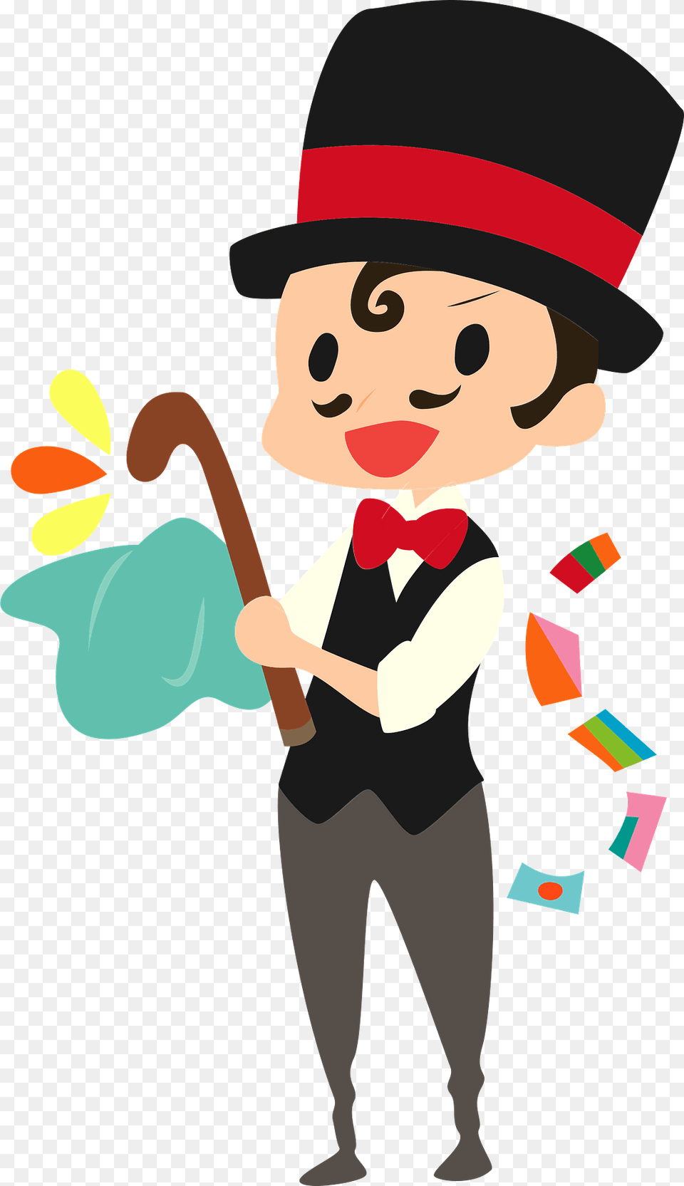 Magician Clipart, Performer, Person, Baby, Accessories Png