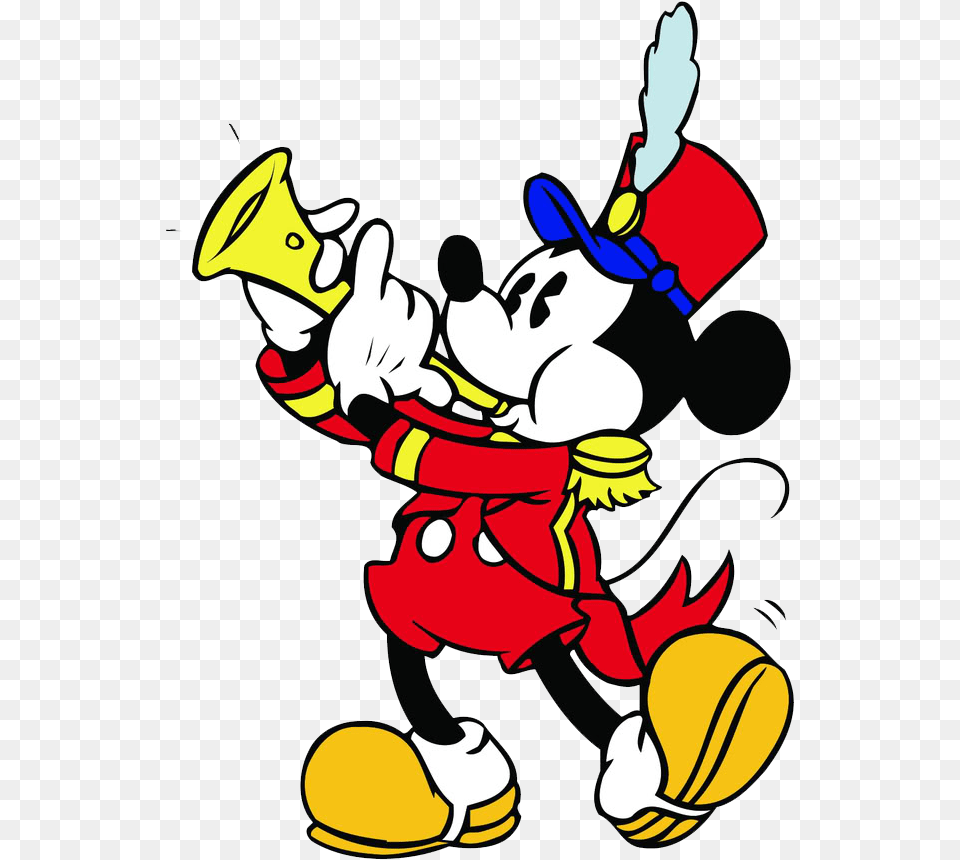 Magician Clipart Mickey Mouse Marching Band Mickey Mouse, Baby, Person, Brass Section, Horn Free Transparent Png