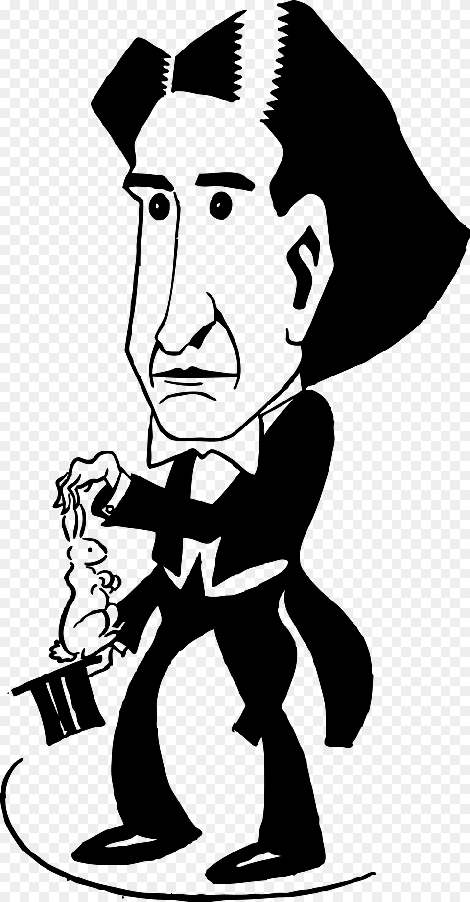 Magician Howard Thurston Clip Arts Imagenes De Magos En Caricatura, Gray Png