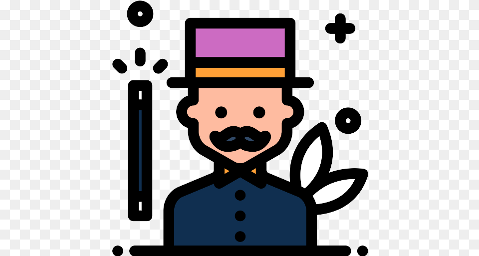 Magician Icon Clip Art, People, Person, Head, Face Png Image