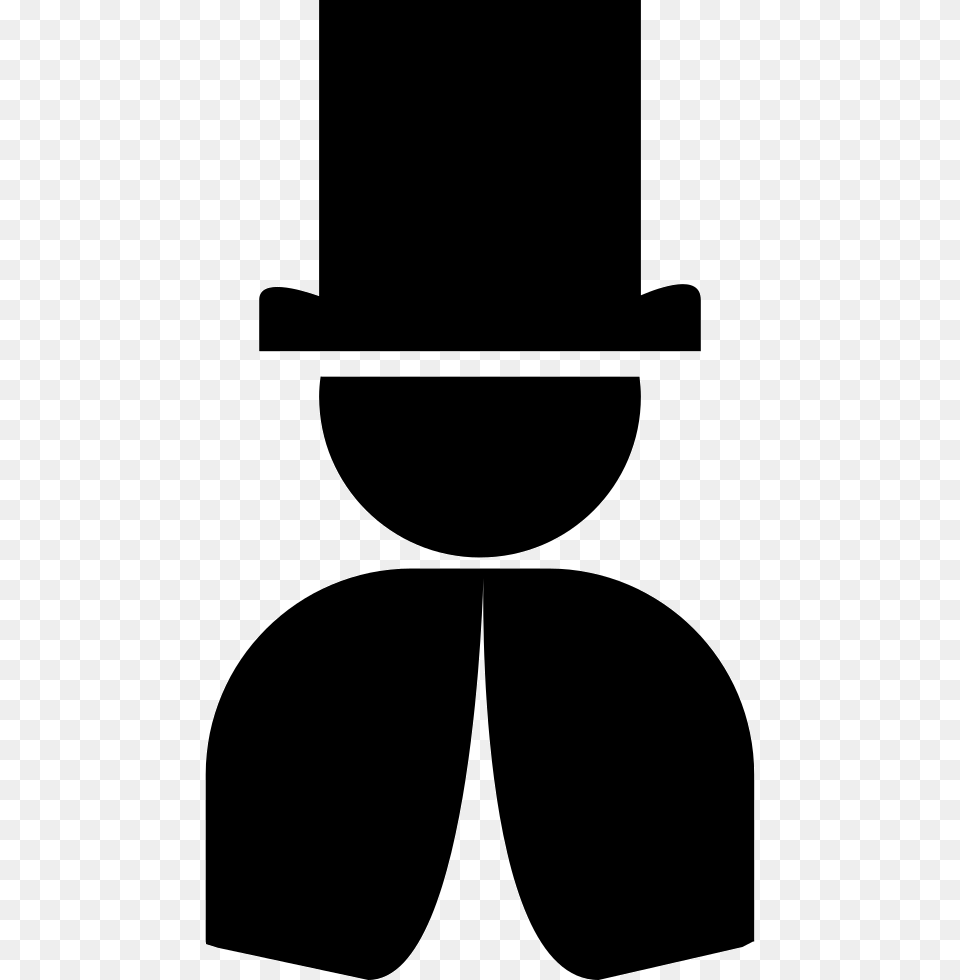 Magician Image Silhouette, Clothing, Hat, Stencil, Accessories Png