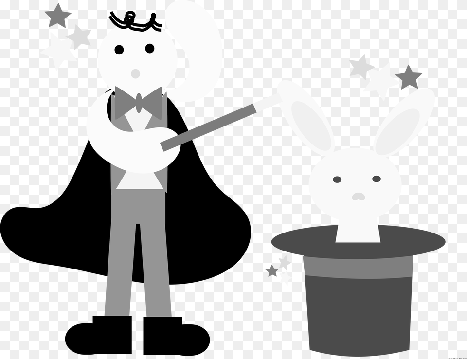 Magician With A Rabbit Clipart Conejos De Magos, Performer, Person, Smoke Pipe, Nature Free Transparent Png