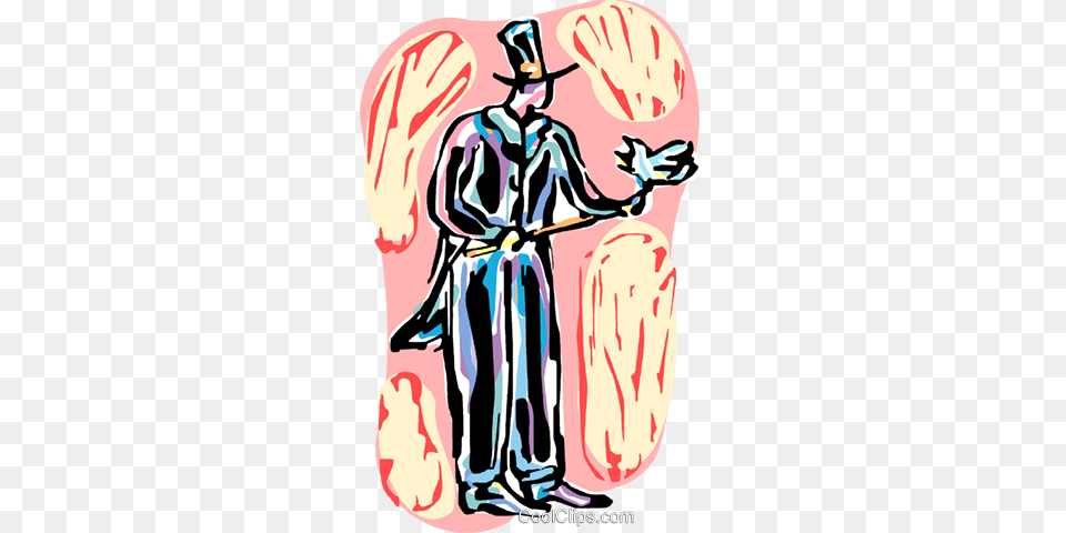 Magician With Dove Royalty Vector Clip Art Illustration, Adult, Person, Female, Woman Free Png Download