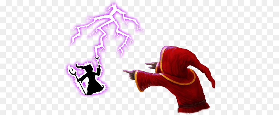 Magick Thunderbolt Magicka, Purple, Adult, Female, Person Free Transparent Png