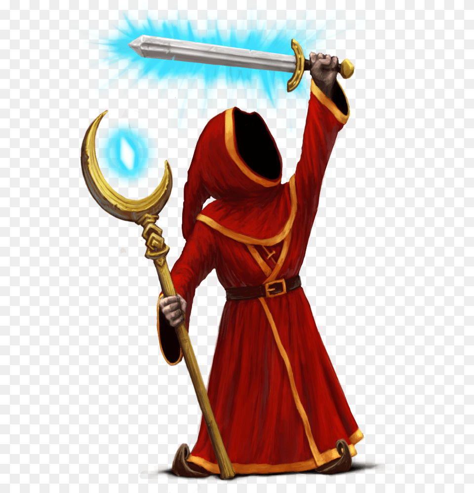 Magicka File Magicka Wizard, Sword, Weapon, Adult, Female Png Image