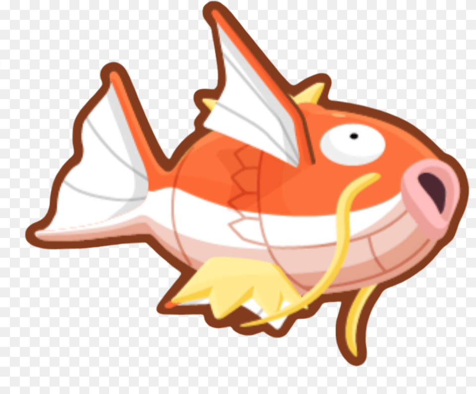 Magikarp Pokmon Sticker By Probably Goldfish, Animal, Fish, Sea Life, Smoke Pipe Free Png