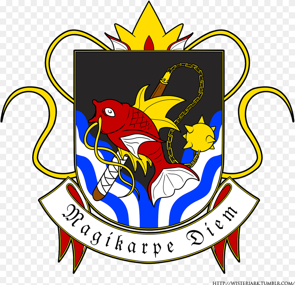 Magikarpediem Emblem, Symbol, Animal, Bird Free Png
