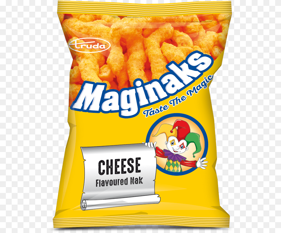 Maginaks Cheese, Food, Snack, Fries, Animal Free Png Download