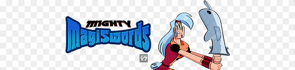 Magiswords Mighty Magiswords Cartoon Network, Book, Publication, Baby, Person Free Transparent Png