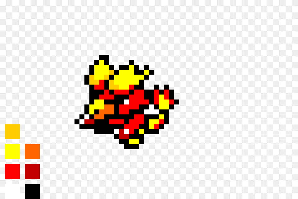 Magmar Undertale Asriel Pixel Art, Qr Code Png Image