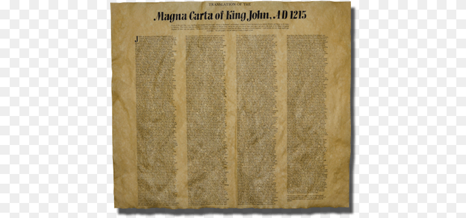 Magna Carta Of King John, Book, Page, Publication, Text Free Transparent Png