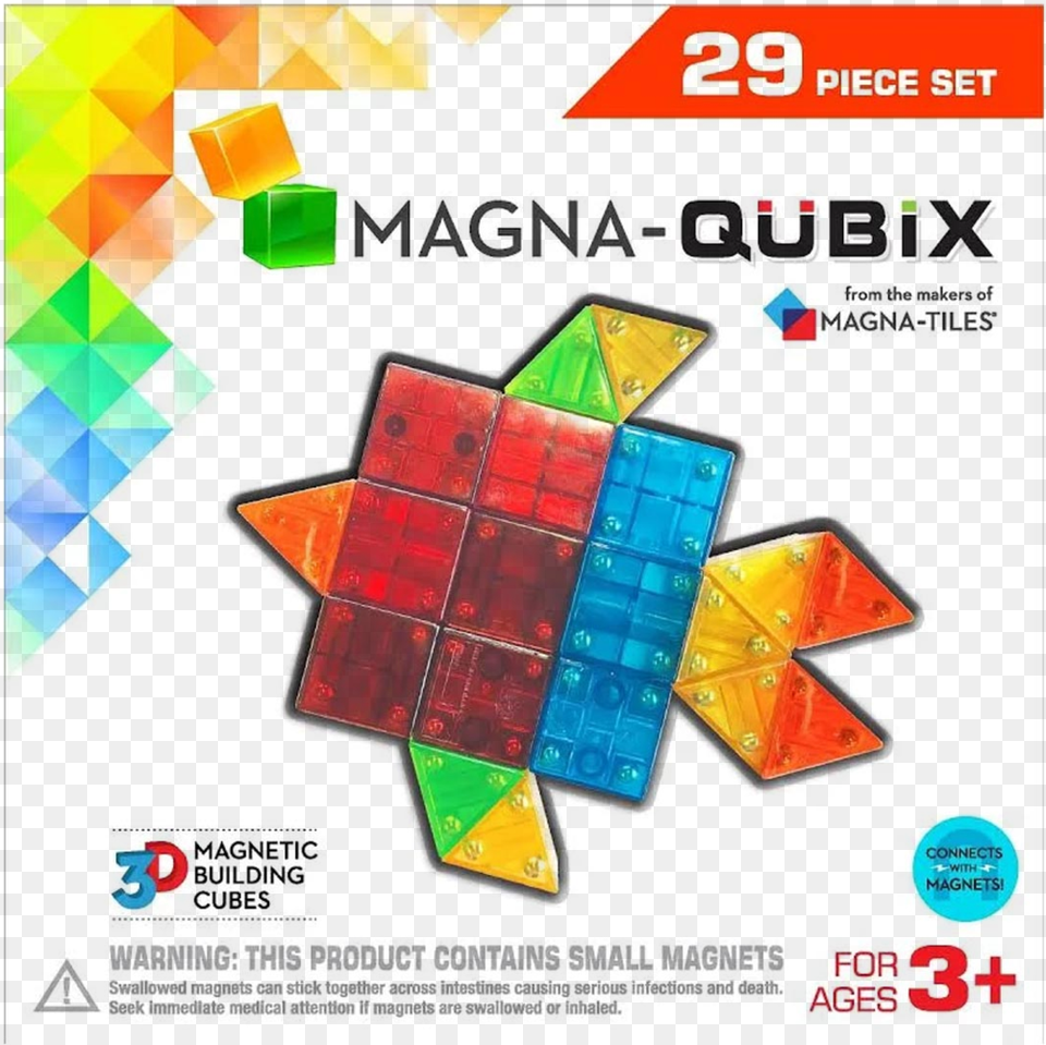 Magna Qubix 29 Piece Set Free Png