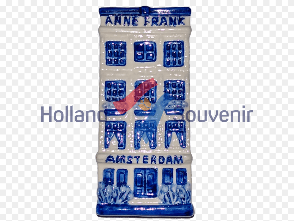 Magnet Delft Blue Anne Frank Blue And White Porcelain Png