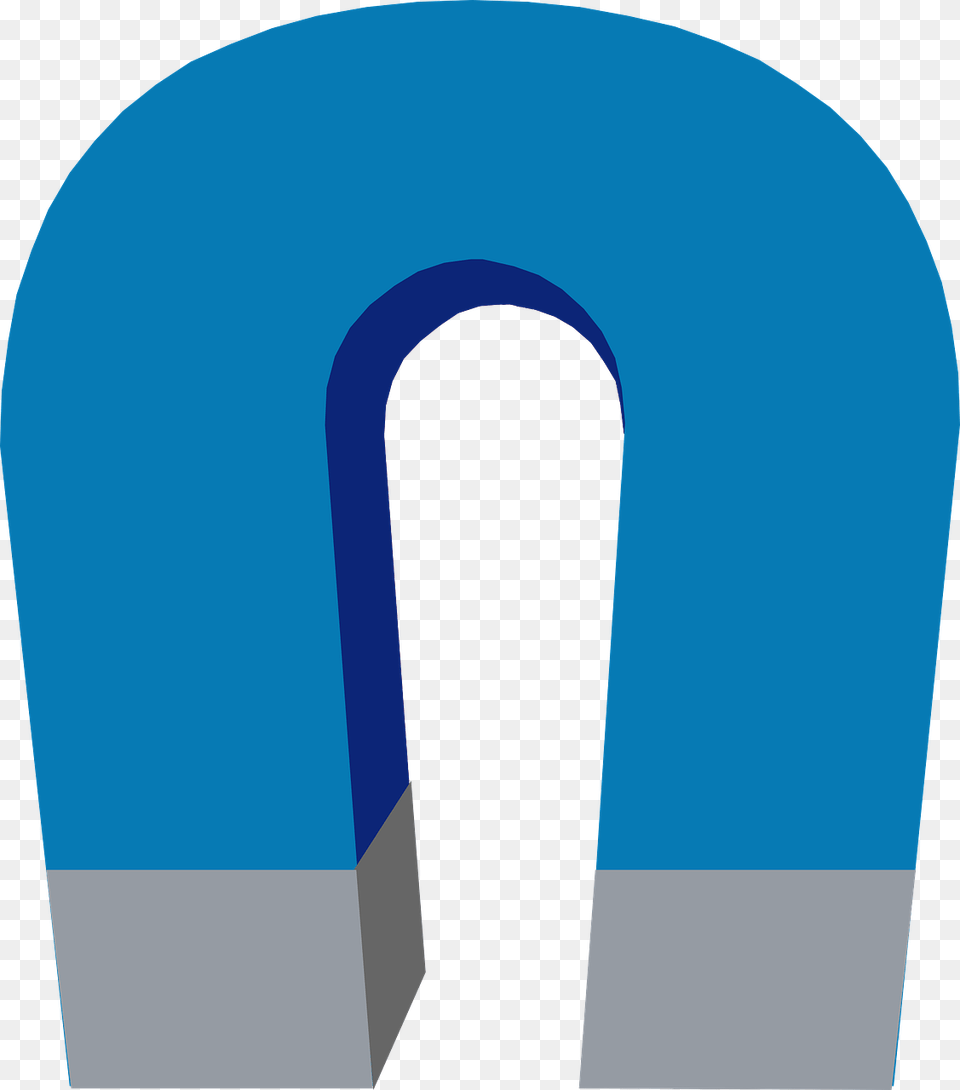 Magnet Horseshoe Isolated Magnetic Attraction Blue Magnet Clipart Free Png