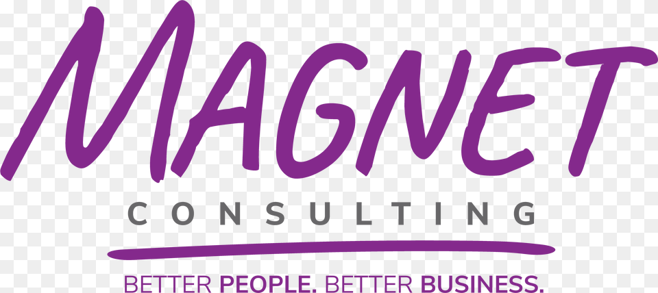 Magnet Logo With Tagline Graphic Design, Purple, Advertisement, Text, Poster Free Png