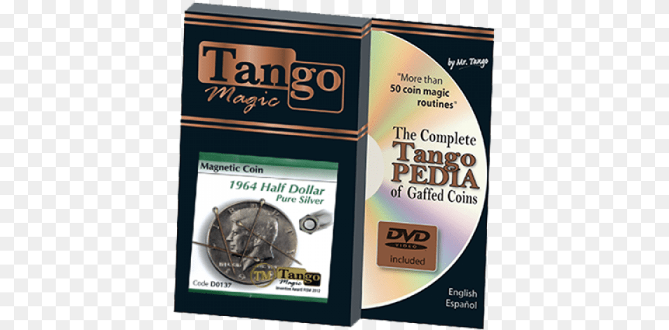 Magnetic Coin Half Dollar 1964 D0137 By Tango Coin, Disk, Dvd Free Png Download