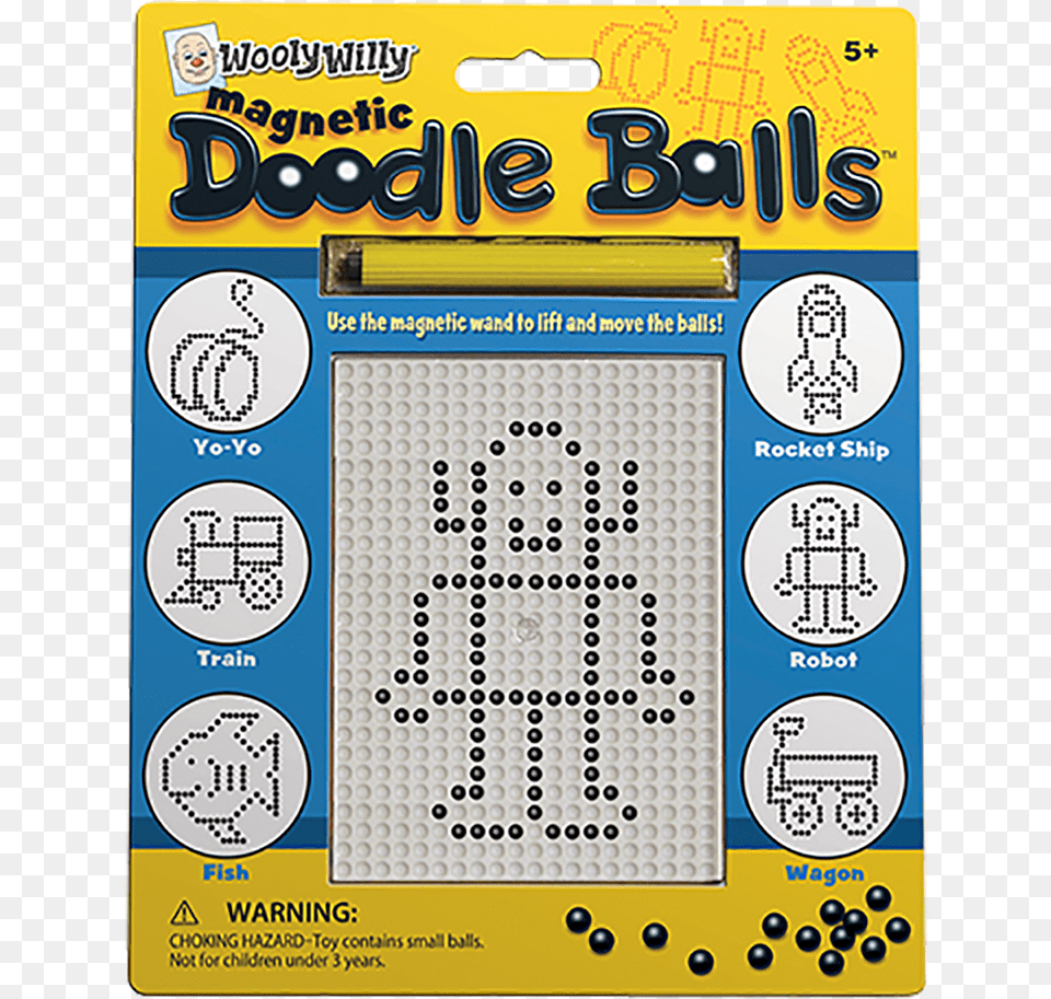 Magnetic Doodle Balls, Qr Code, Face, Head, Person Png Image