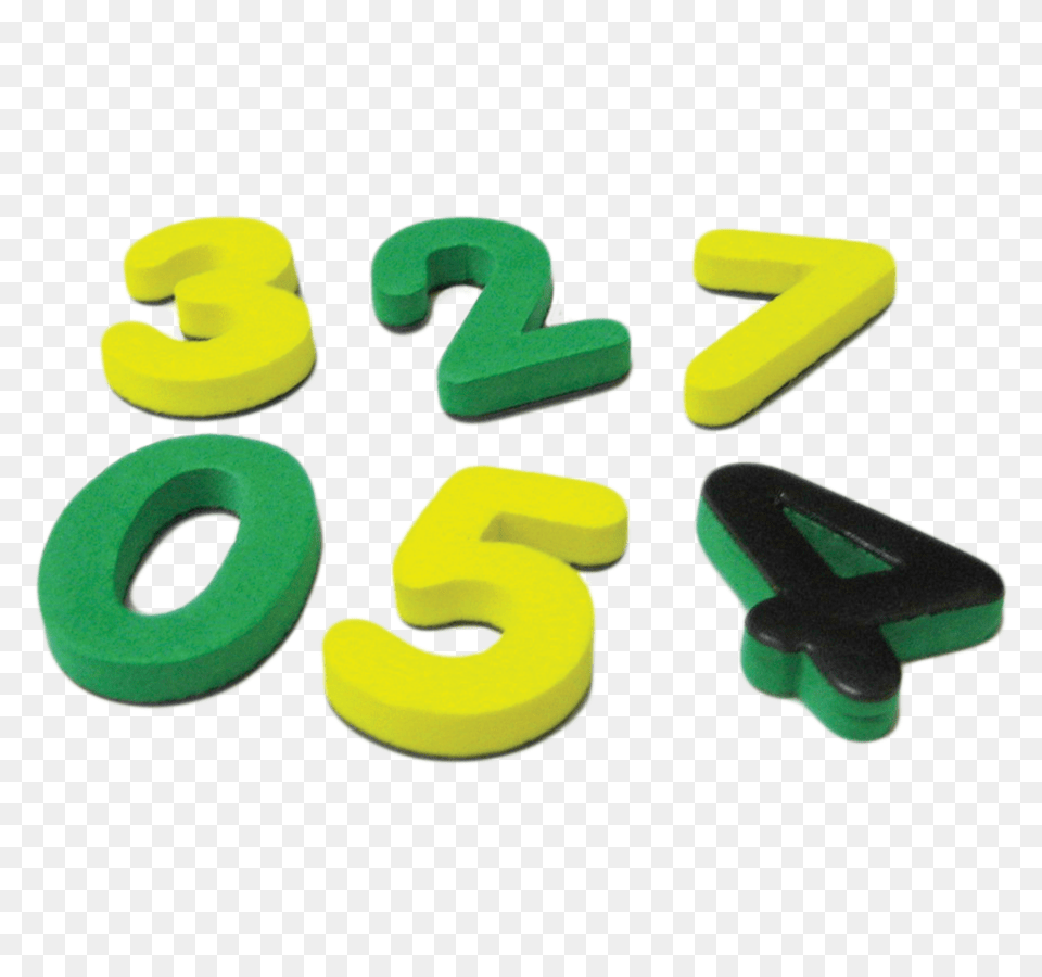 Magnetic Foam Small Numbers, Number, Symbol, Text Png