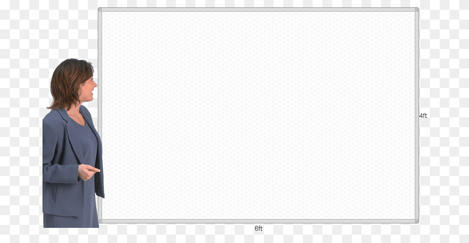 Magnetic Isometric Sketching Grid Board Scale, Adult, White Board, Person, Woman Free Png