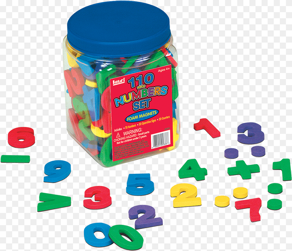 Magnetic Numbers Signs And Shapes, Jar, Can, Tin Free Transparent Png