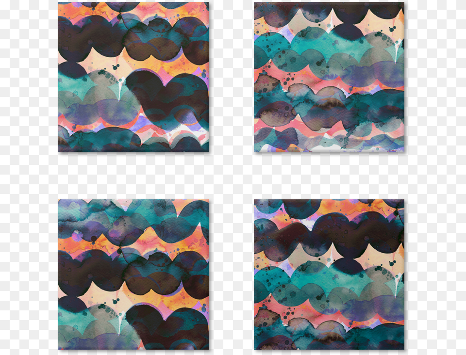 Magneto Abstract Waves Marine Watercolor Visual Arts, Art, Collage, Modern Art, Pattern Png Image