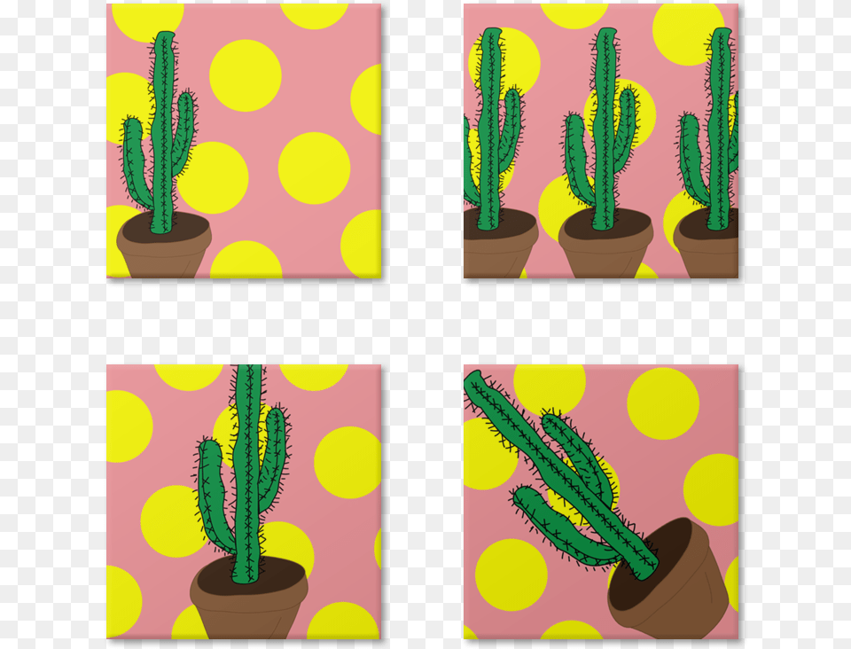 Magneto Cactus De Martha Portella Caldas Maximianona Cactus, Plant, Pattern Png Image