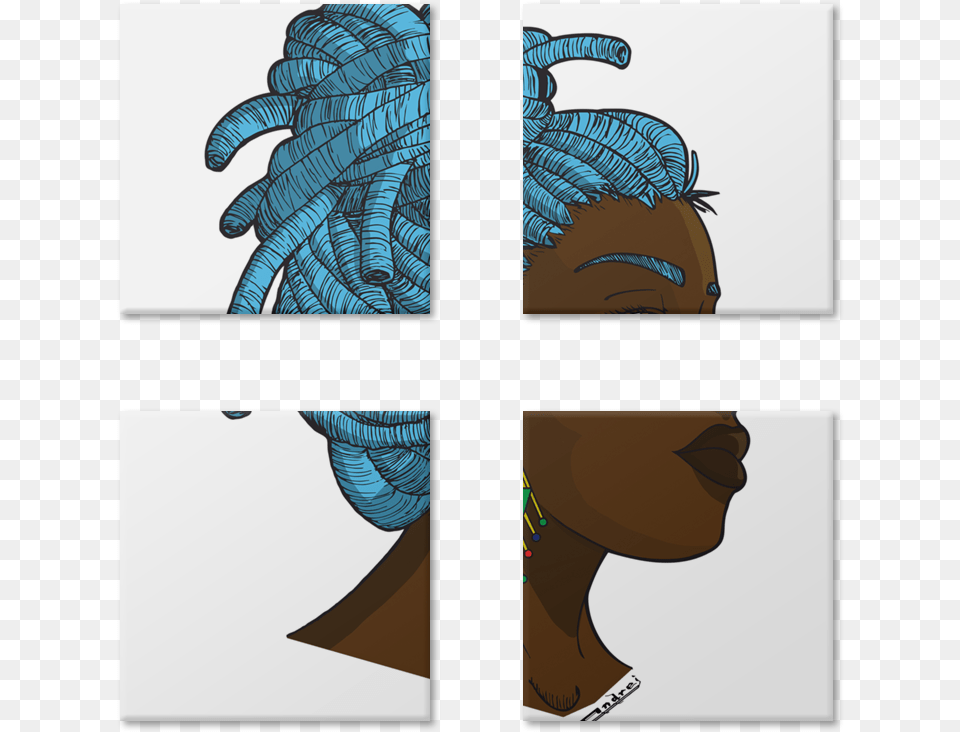 Magneto Dreadlock Girl De Ateli Trsna Desenho De Negras De Dread, Accessories, Jewelry, Earring, Person Free Png