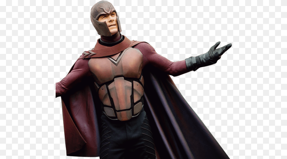 Magneto Open Arms Transparent Magneto, Person, Cape, Clothing, Costume Free Png