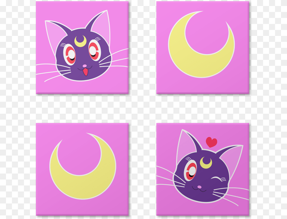 Magneto Sailor Luna De Unicorn In A Comana Cat, Purple, Art, Graphics Png